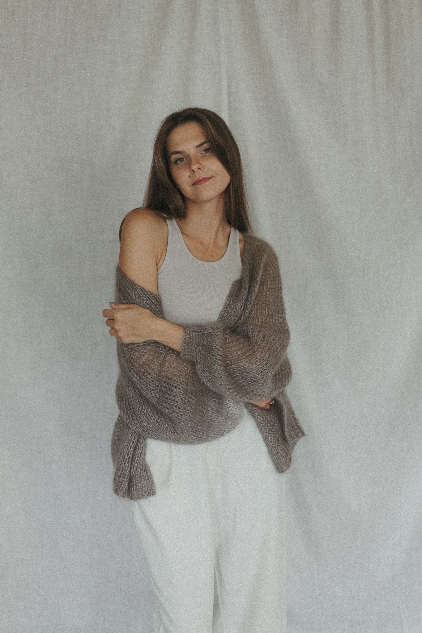 Winter CARDIGAN / linen