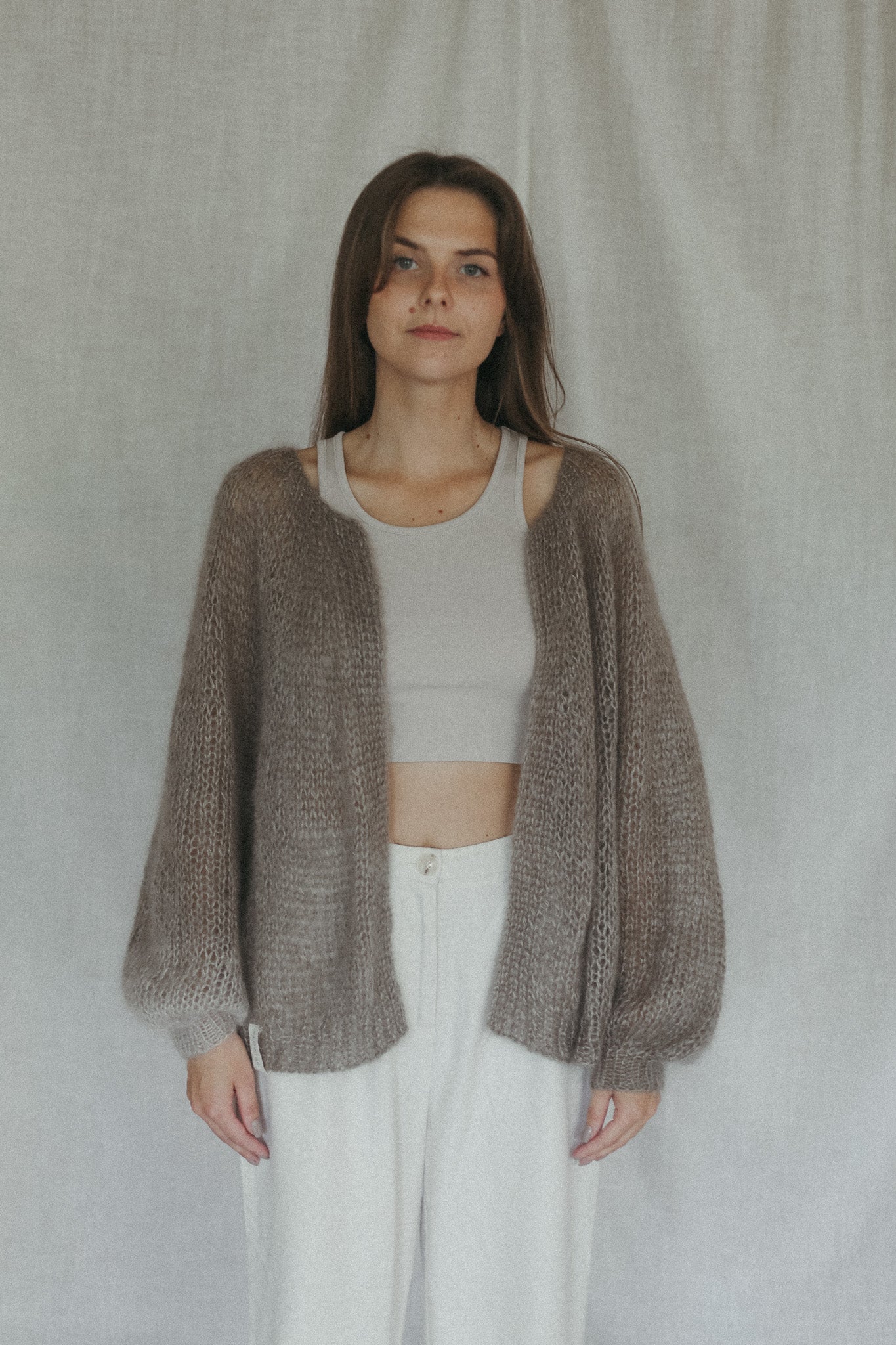 Winter CARDIGAN / linen